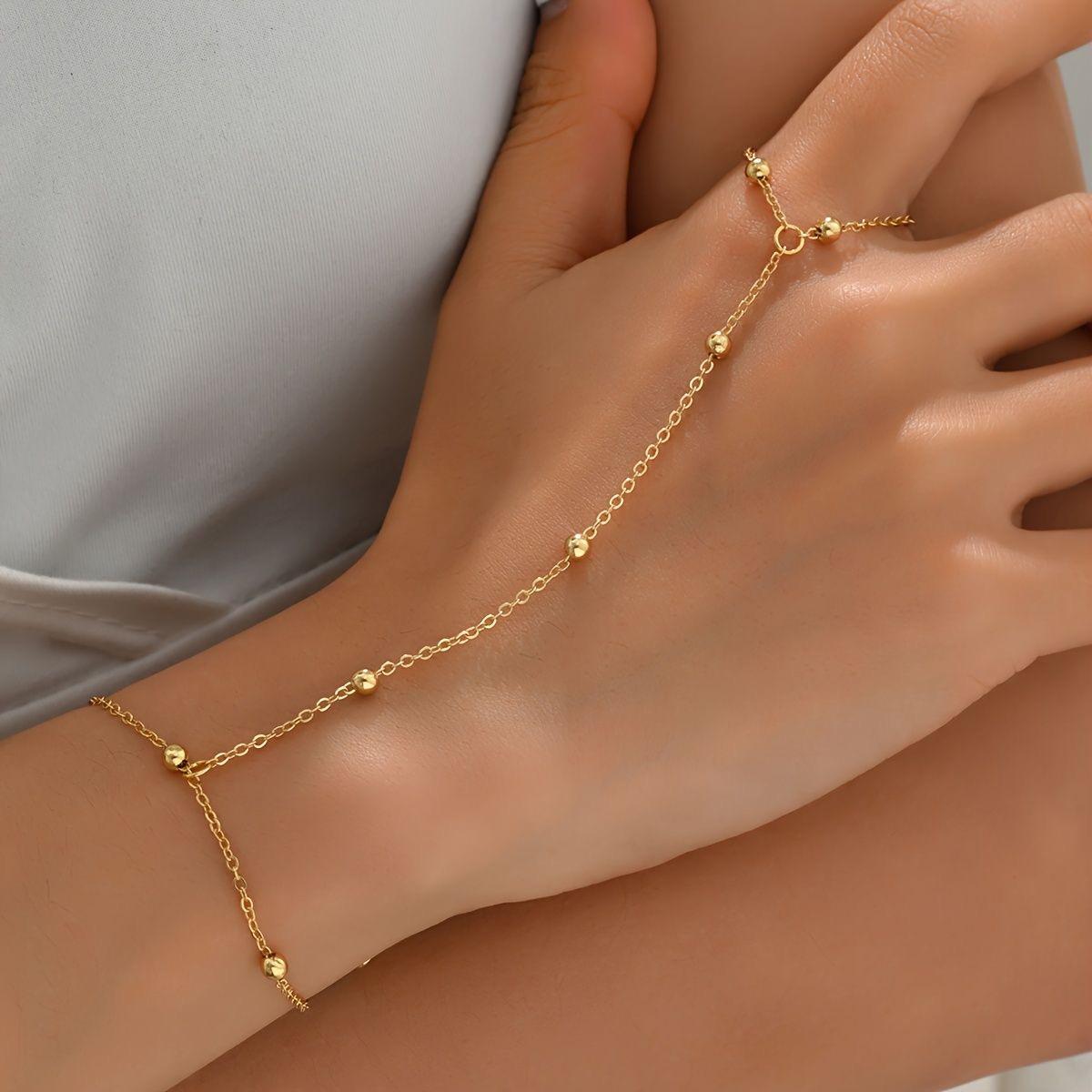 Ring Bracelet Hand Chain