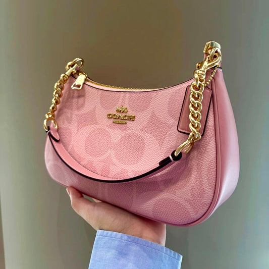 Original Powder Pink Coach Teri Bag