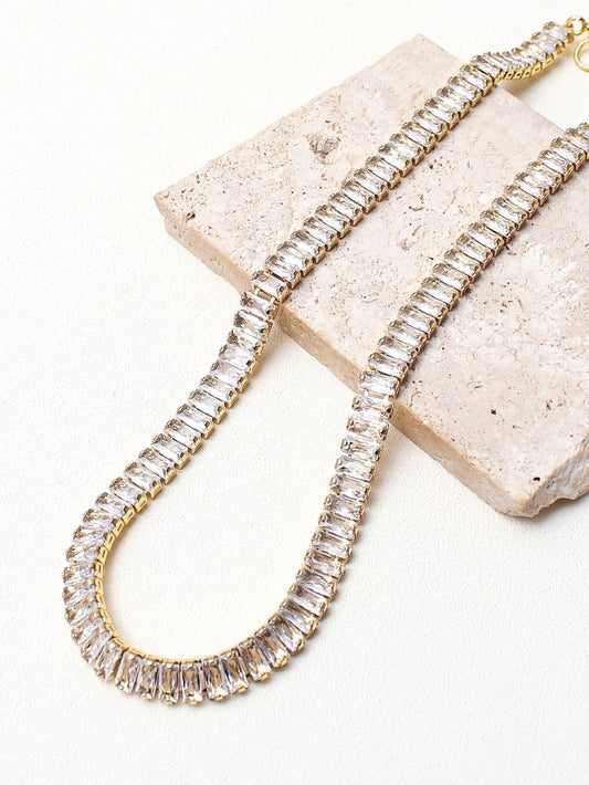 Baguette Stone Tennis Bracelet