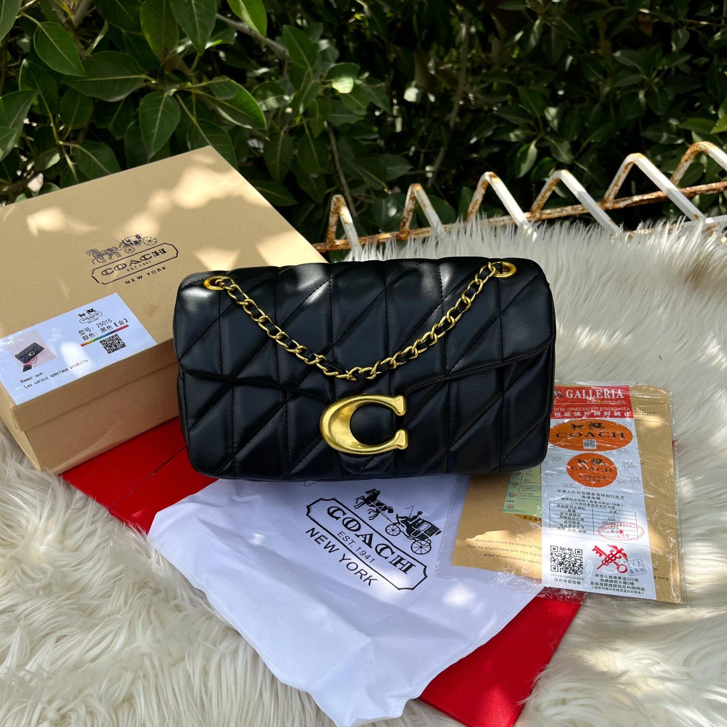 Coach Quilted Shoulder Bag