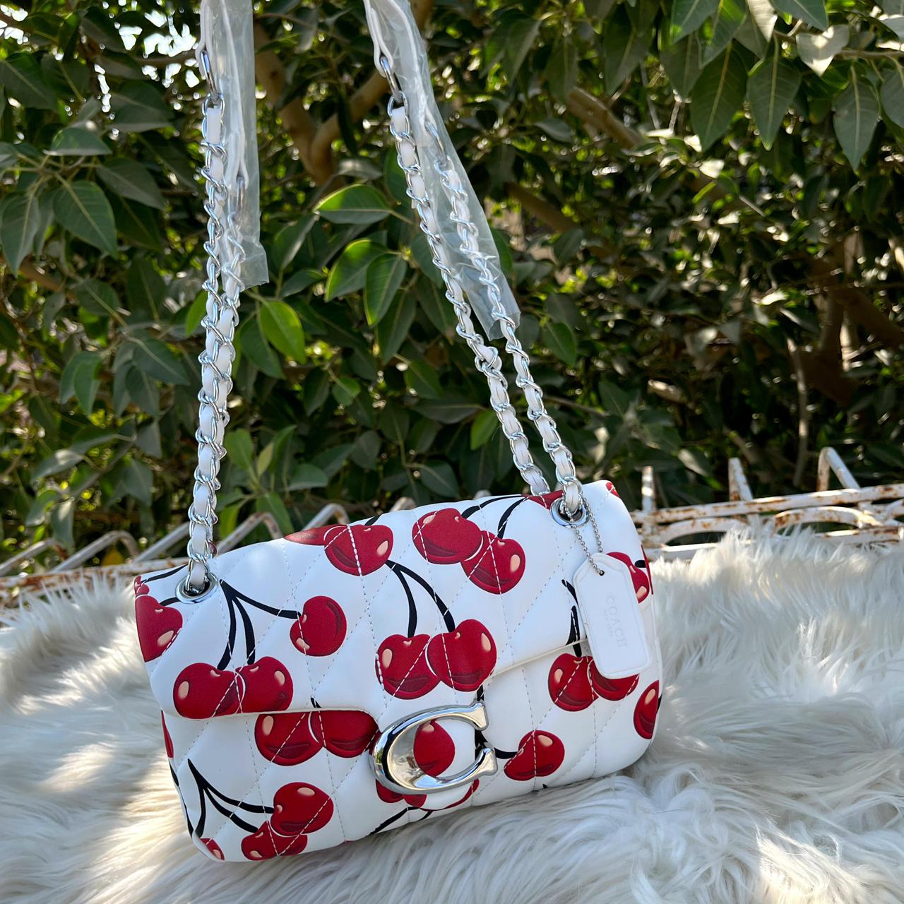 Coach Tabby Cherry Print Bag