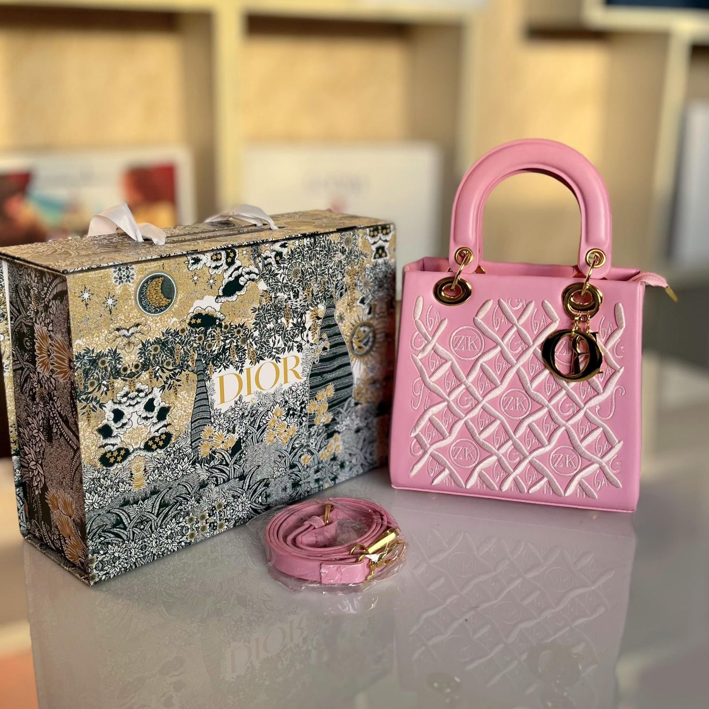 Lady Dior handbag