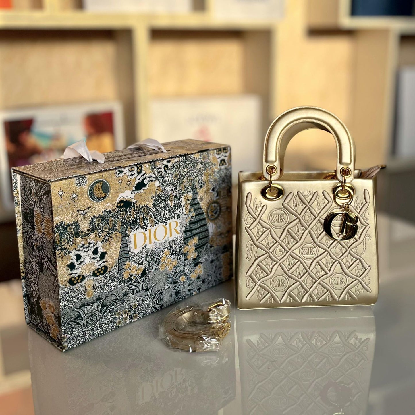 Lady Dior handbag