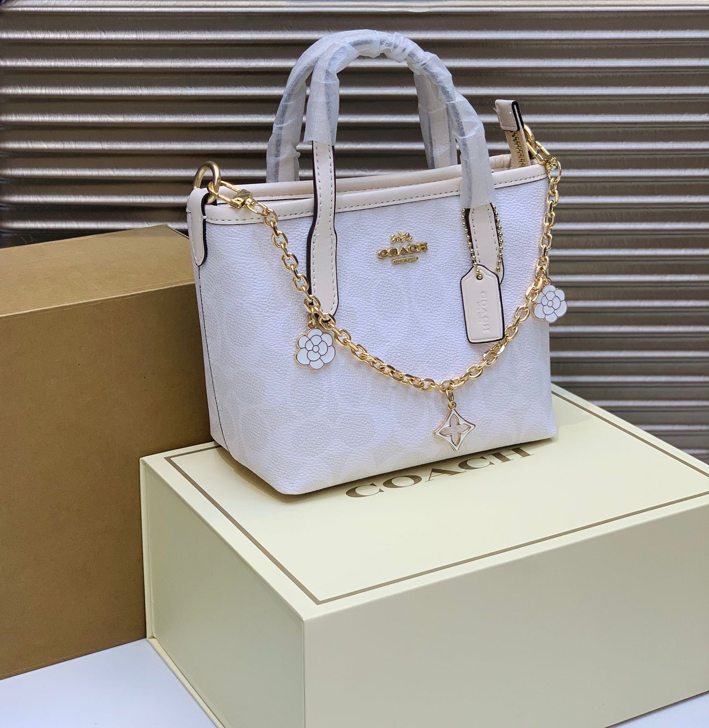 Coach City Tote Bag in the signature canvas