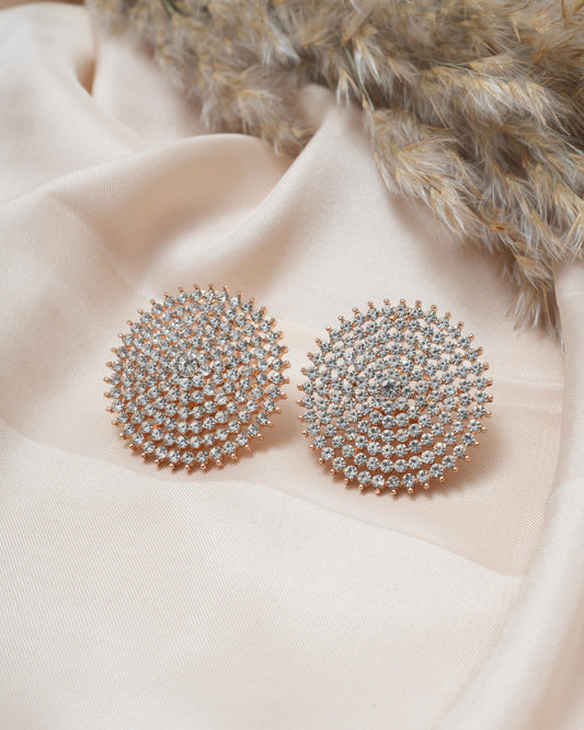 AMERICAN DIAMOND CUT ZIRCON EARRINGS