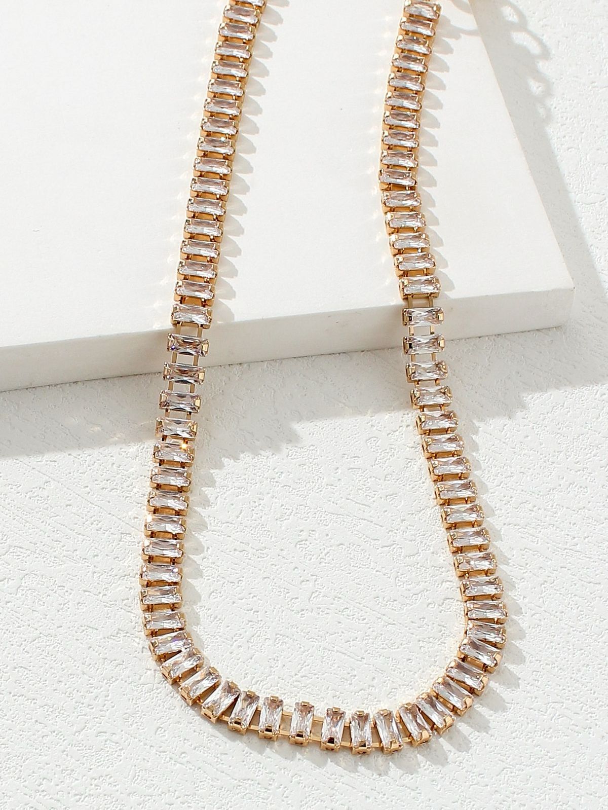 Baguette Stone Tennis Bracelet